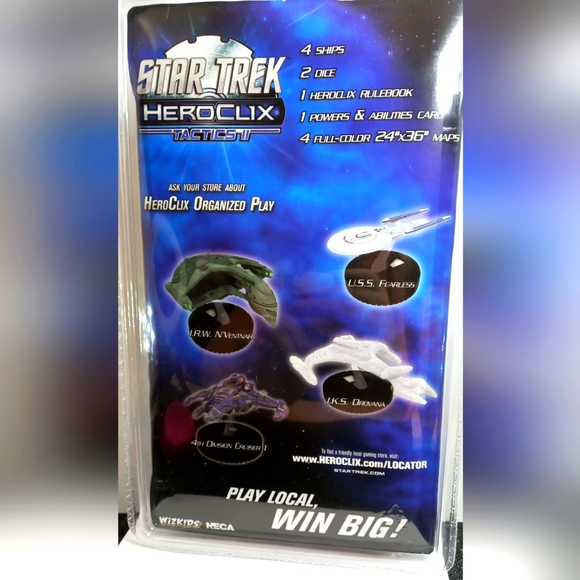 Star Trek Heroclix Tactics II 4 Ship Starter Set - Picture 3 of 6
